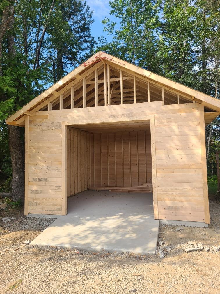 Garage Build — J&B Contractors Bangor Maine